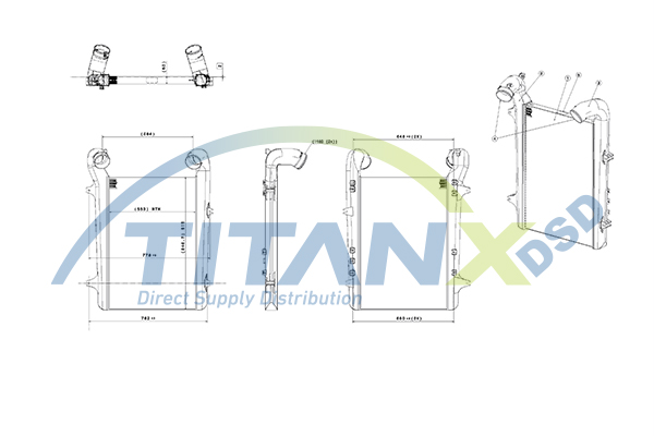 Intercooler, compresor IX179001 TitanX