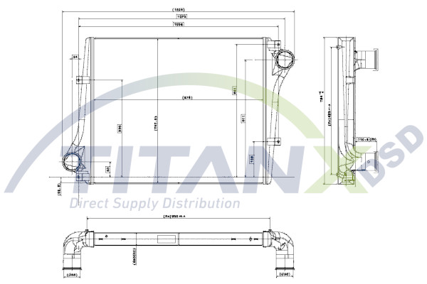 Intercooler, compresor IX609003 TitanX