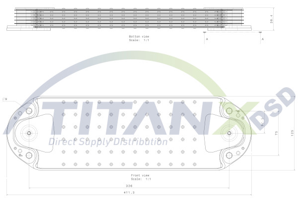 Radiator ulei, ulei motor OX129001 TitanX