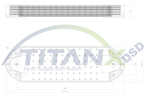 Radiator ulei, ulei motor OX129004 TitanX