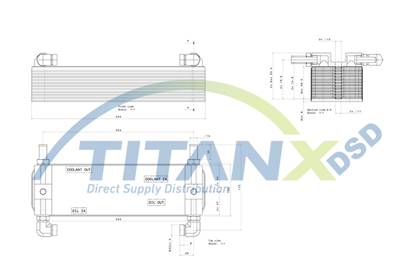 Radiator racire ulei, cutie de viteze automata OX129008 TitanX