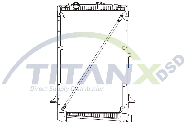 Radiator, racire motor RD179007 TitanX