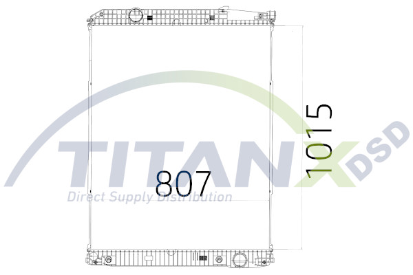 Radiator, racire motor RX119011 TitanX