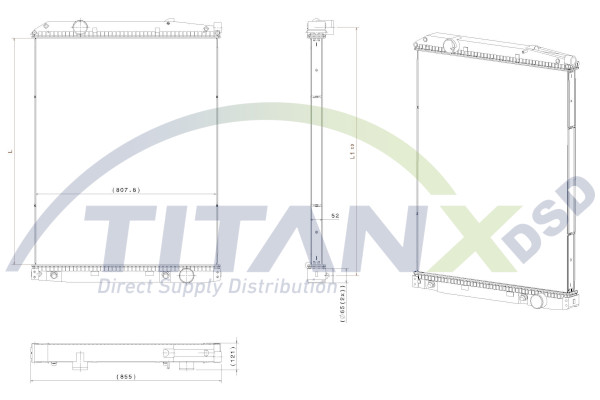 Radiator, racire motor RX119014 TitanX