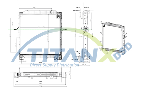 Radiator, racire motor RX129001 TitanX