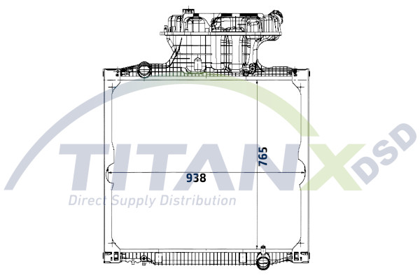 Radiator, racire motor RX139001 TitanX