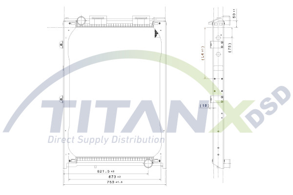 Radiator, racire motor RX139006 TitanX