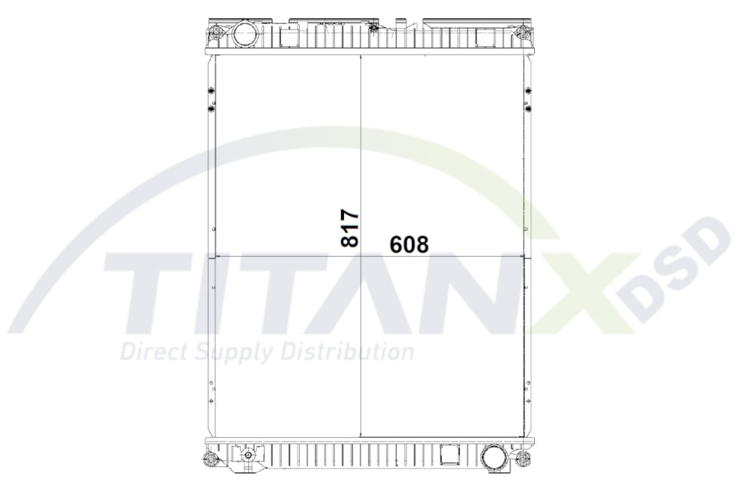 Radiator, racire motor RX139018 TitanX