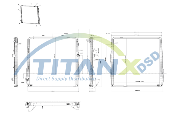 Radiator, racire motor RX149004 TitanX