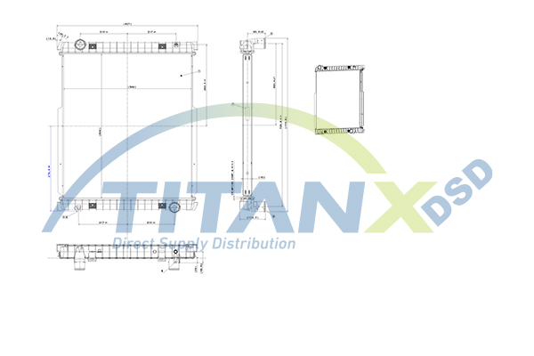 Radiator, racire motor RX159007 TitanX