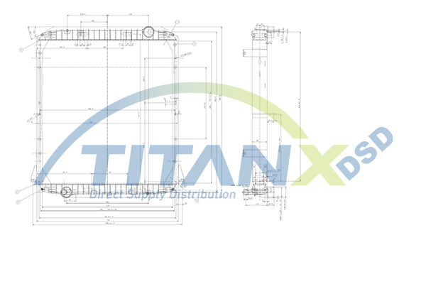 Radiator, racire motor RX159010 TitanX