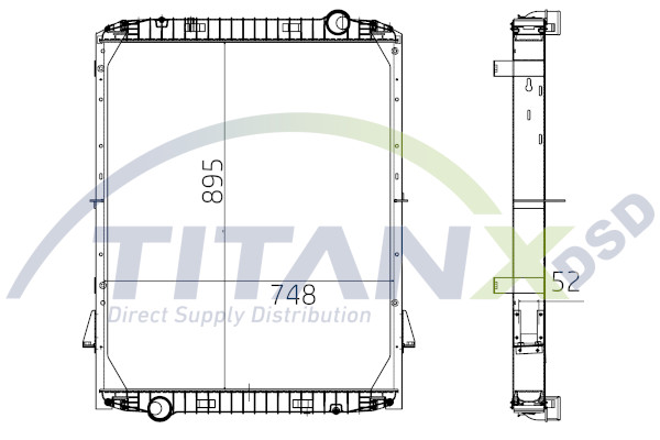 Radiator, racire motor RX159016 TitanX
