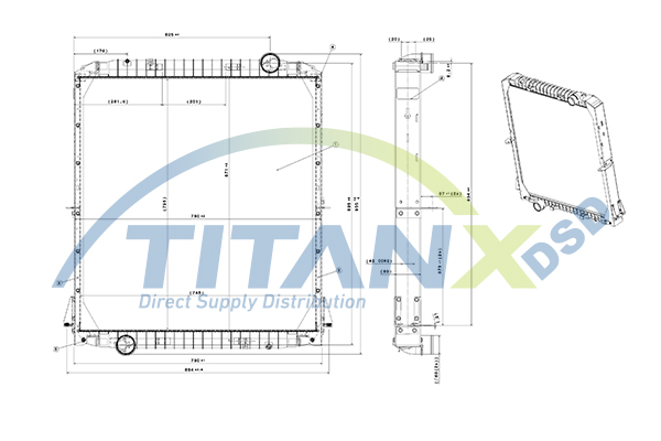 Radiator, racire motor RX159020 TitanX