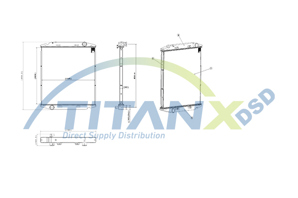 Radiator, racire motor RX159029 TitanX