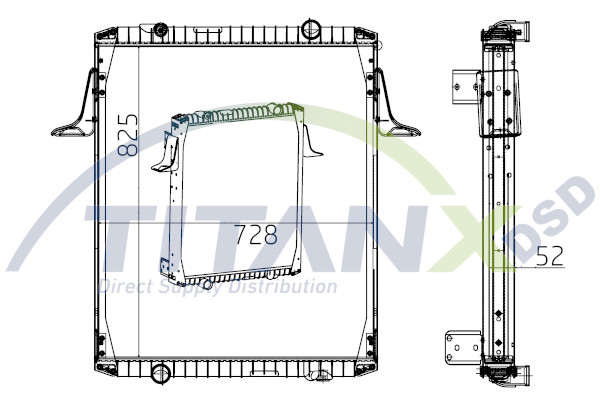 Radiator, racire motor RX169006 TitanX