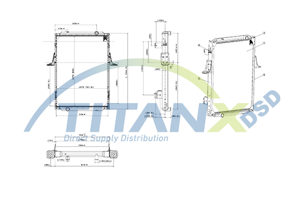 Radiator, racire motor RX169009 TitanX