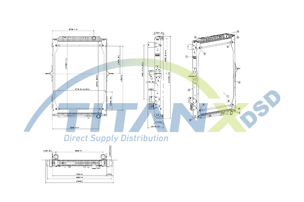 Radiator, racire motor RX169011 TitanX