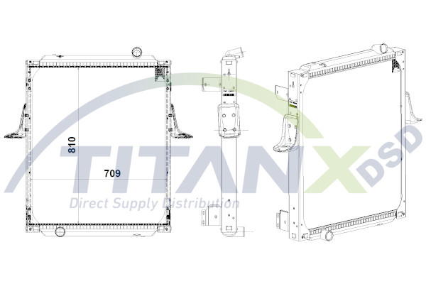 Radiator, racire motor RX169012 TitanX