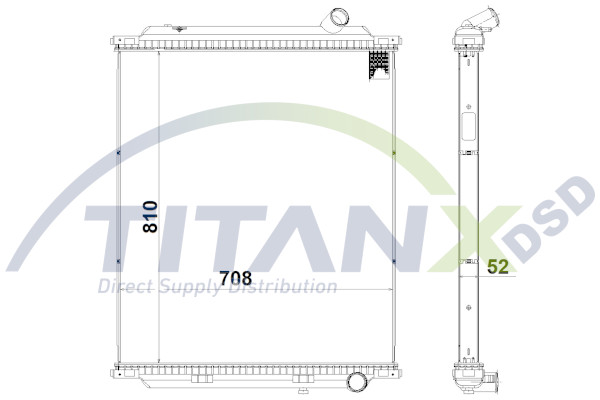 Radiator, racire motor RX169023 TitanX