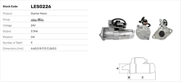 Starter LES0226 LUSA