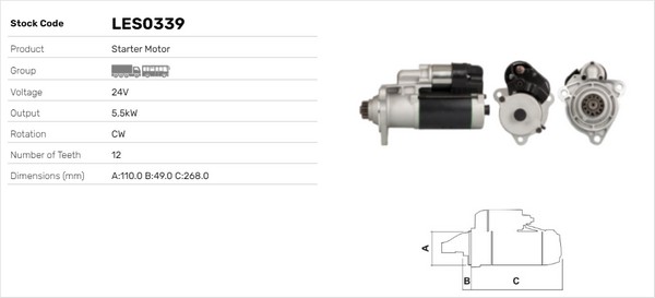 Starter LES0339 LUSA