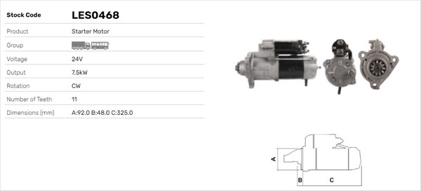 Starter LES0468 LUSA