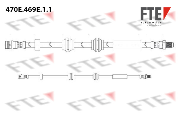 Furtun frana 470E.469E.1.1 FTE