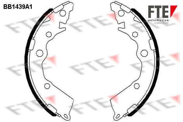 Set saboti frana BB1439A1 FTE