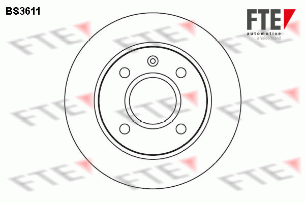 Disc frana 9072175 FTE