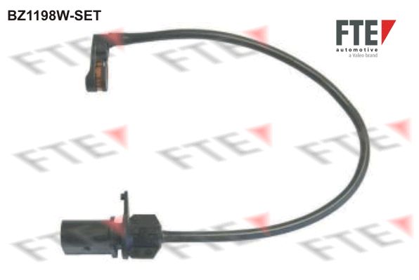 Senzor de avertizare,uzura placute de frana BZ1198W-SET FTE