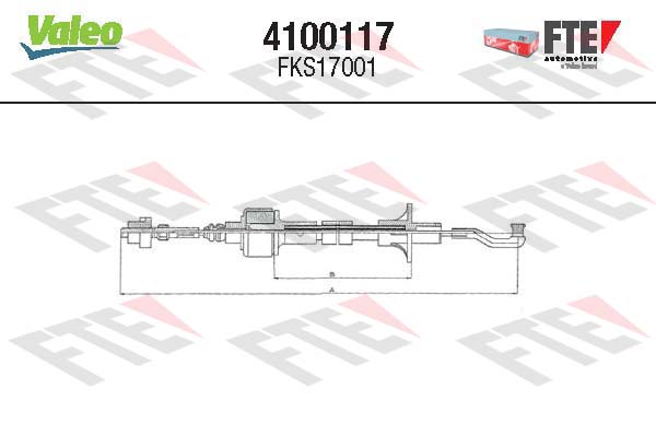 Cablu ambreiaj 4100117 FTE