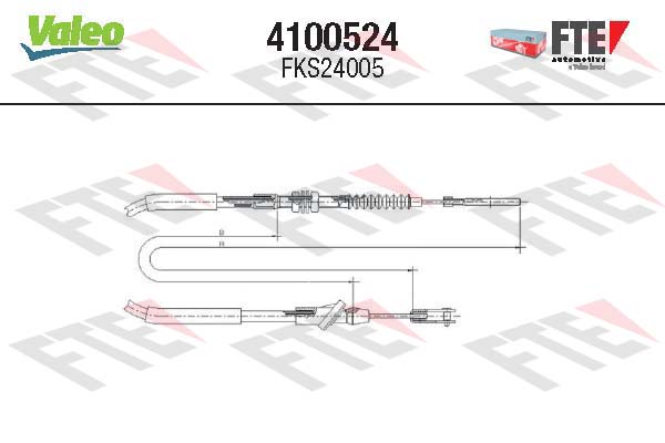 Cablu ambreiaj 4100524 FTE