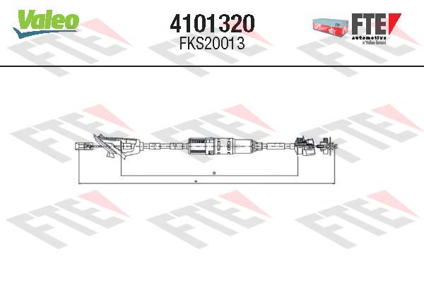 Cablu ambreiaj 4101320 FTE