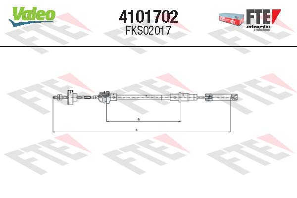 Cablu ambreiaj 4101702 FTE