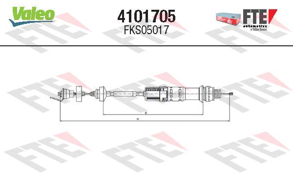 Cablu ambreiaj 4101705 FTE