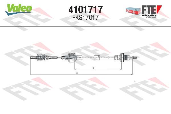Cablu ambreiaj 4101717 FTE