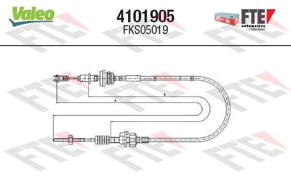 Cablu ambreiaj 4101905 FTE