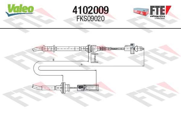 Cablu ambreiaj 4102009 FTE