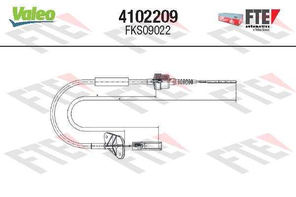Cablu ambreiaj 4102209 FTE