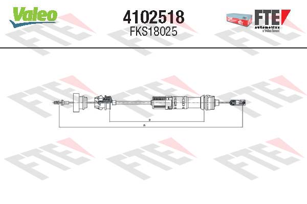 Cablu ambreiaj 4102518 FTE