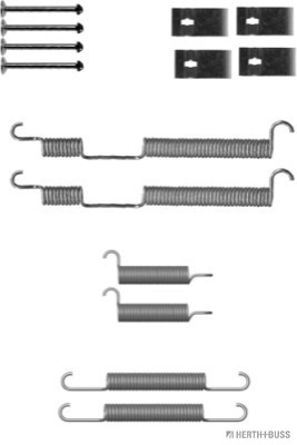 Set accesorii, sabot de frana J3560302 HERTH+BUSS JAKOPARTS