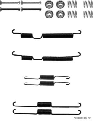 Set accesorii, sabot de frana J3560501 HERTH+BUSS JAKOPARTS