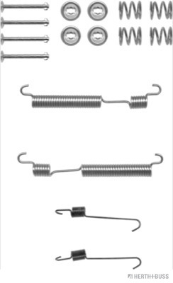 Set accesorii, sabot de frana J3560502 HERTH+BUSS JAKOPARTS