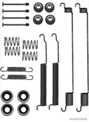 Set accesorii, sabot de frana J3561003 HERTH+BUSS JAKOPARTS