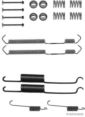 Set accesorii, sabot de frana J3561004 HERTH+BUSS JAKOPARTS