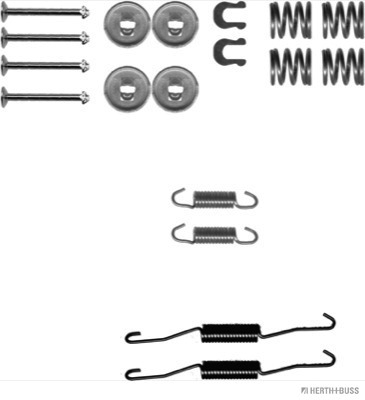 Set accesorii, sabot de frana J3562008 HERTH+BUSS JAKOPARTS