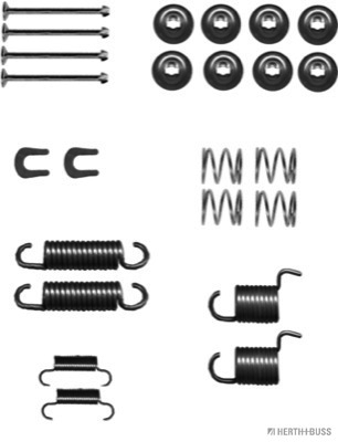 Set accesorii, sabot de frana J3562010 HERTH+BUSS JAKOPARTS