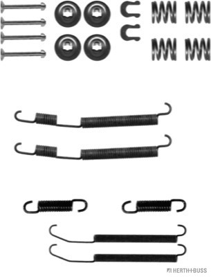 Set accesorii, sabot de frana J3567000 HERTH+BUSS JAKOPARTS