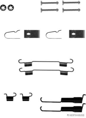 Set accesorii, sabot de frana J3568002 HERTH+BUSS JAKOPARTS