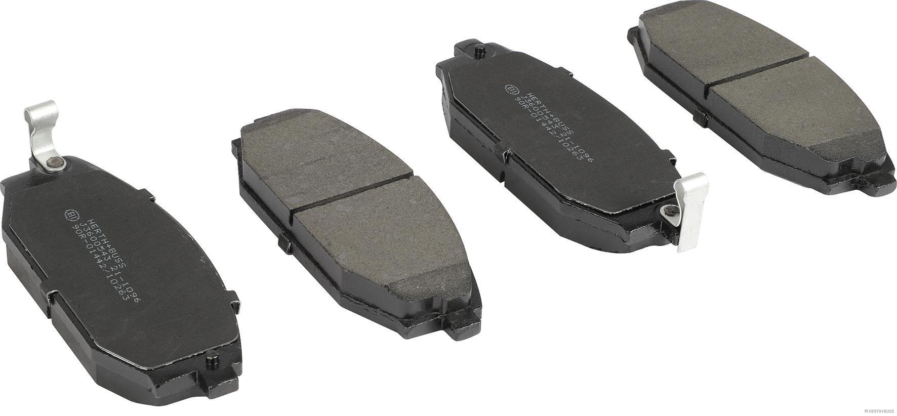 set placute frana,frana disc J3600543 HERTH+BUSS JAKOPARTS